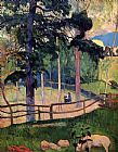 Nostalgic Promenade by Paul Gauguin